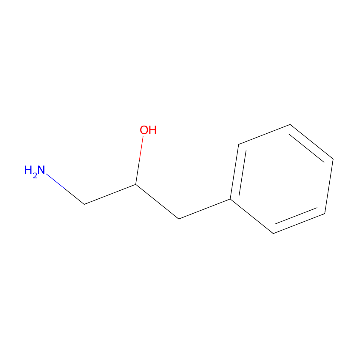 1-Amino-3-phenylpropan-2-ol molecular structure, CAS 50411-26-2