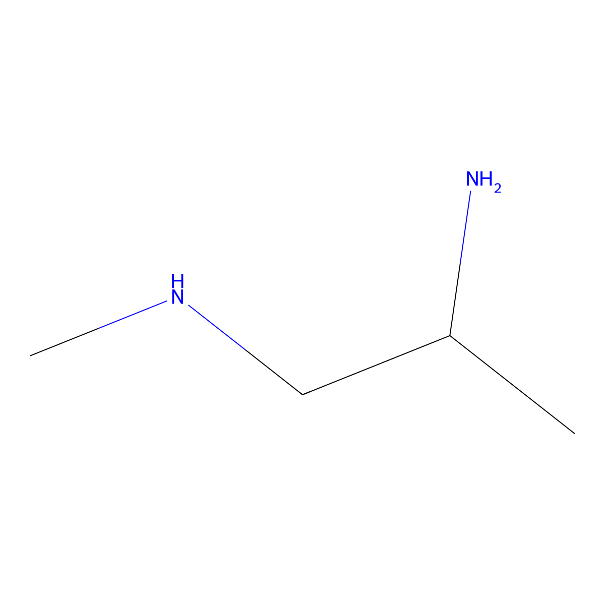 (2-Aminopropyl)(methyl)amine molecular structure, CAS 50411-31-9