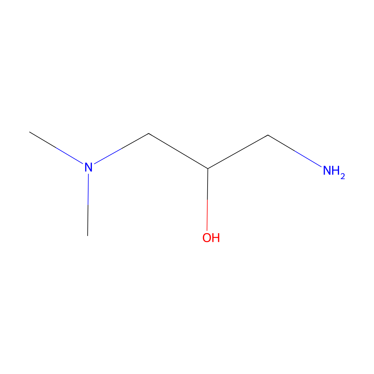 1-Amino-3-(dimethylamino)propan-2-ol molecular structure, CAS 50411-39-7