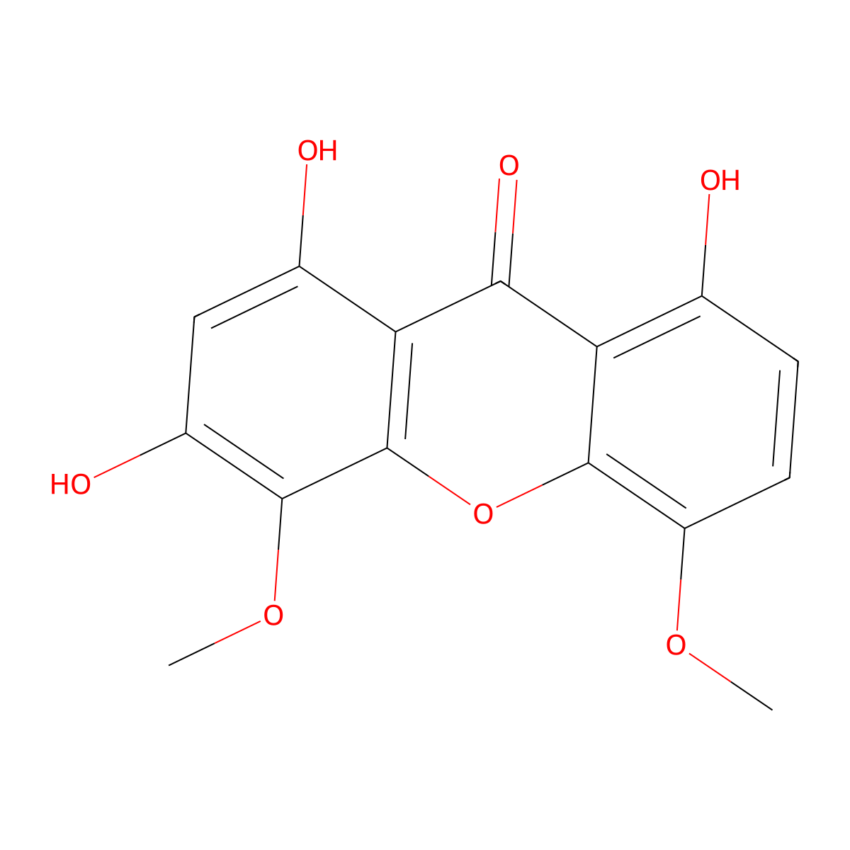 Corymbiferin molecular structure, CAS 5042-09-1