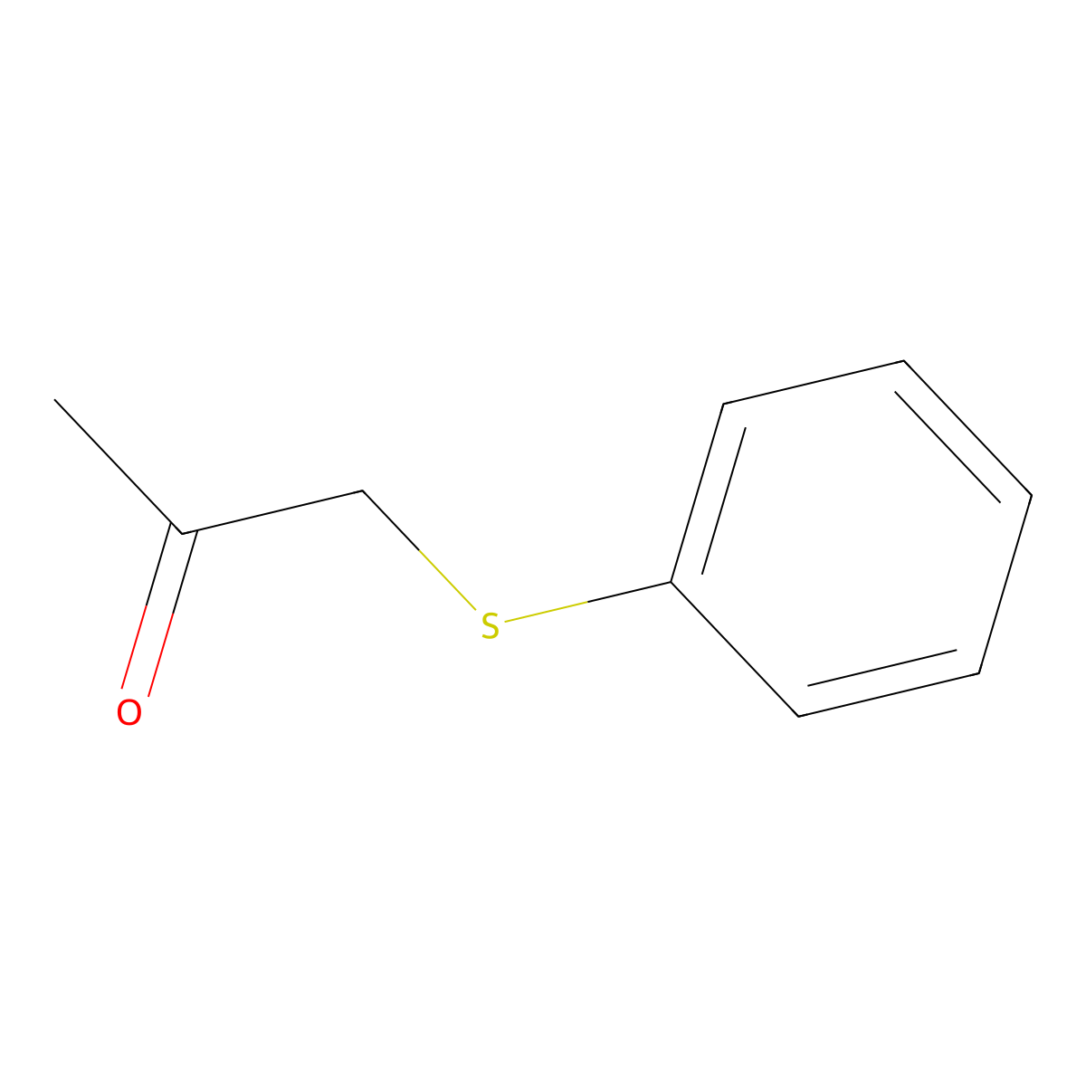3-Phenylthiopropan-2-one molecular structure, CAS 5042-53-5