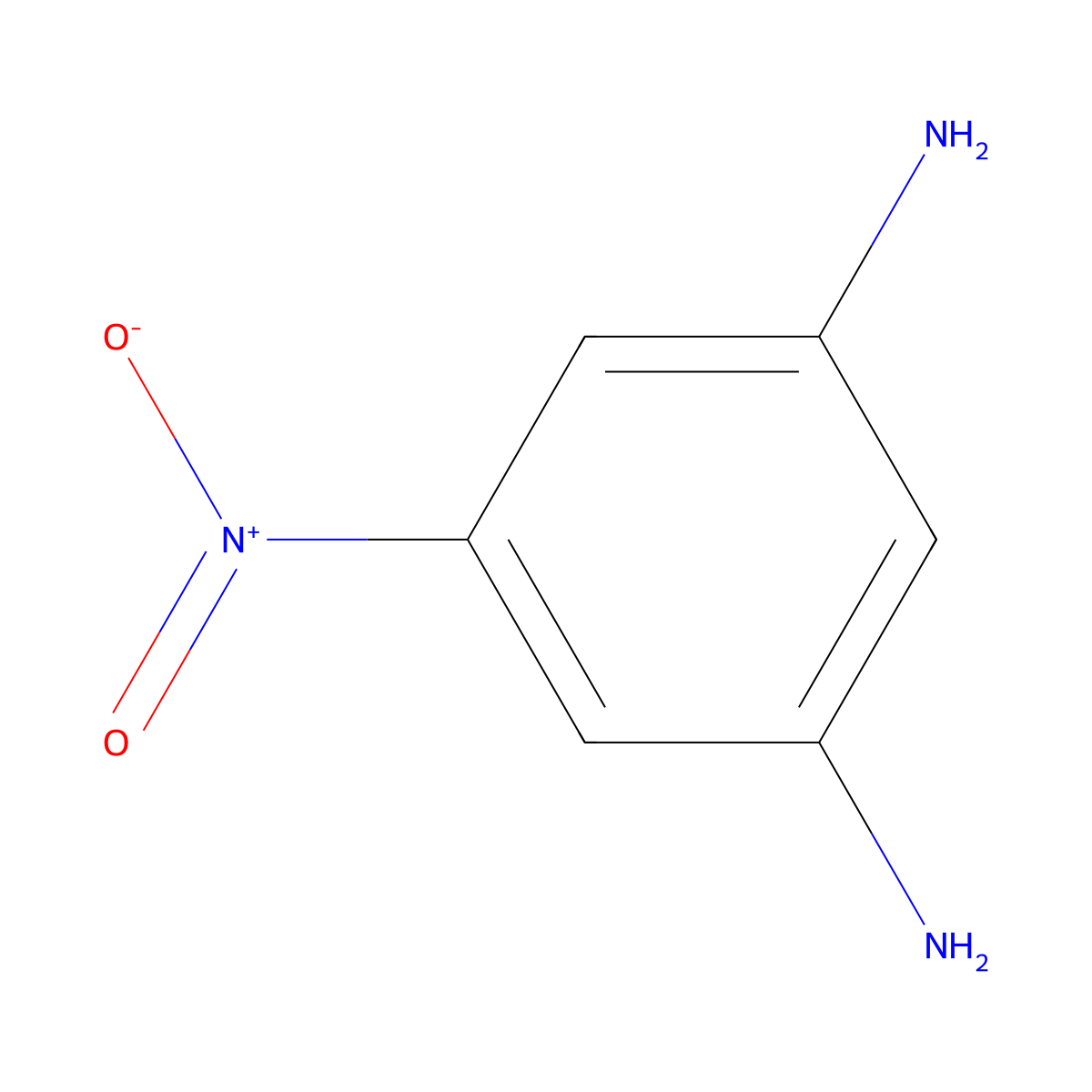 5-Nitro-1,3-benzenediamine molecular structure, CAS 5042-55-7