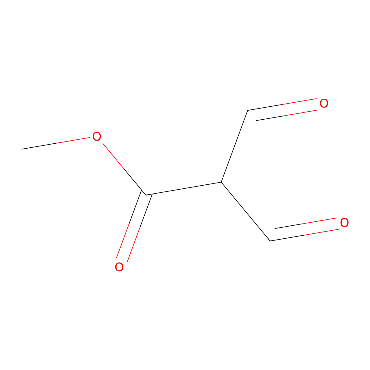 Methyl 2-formyl-3-oxopropanoate molecular structure, CAS 50427-65-1