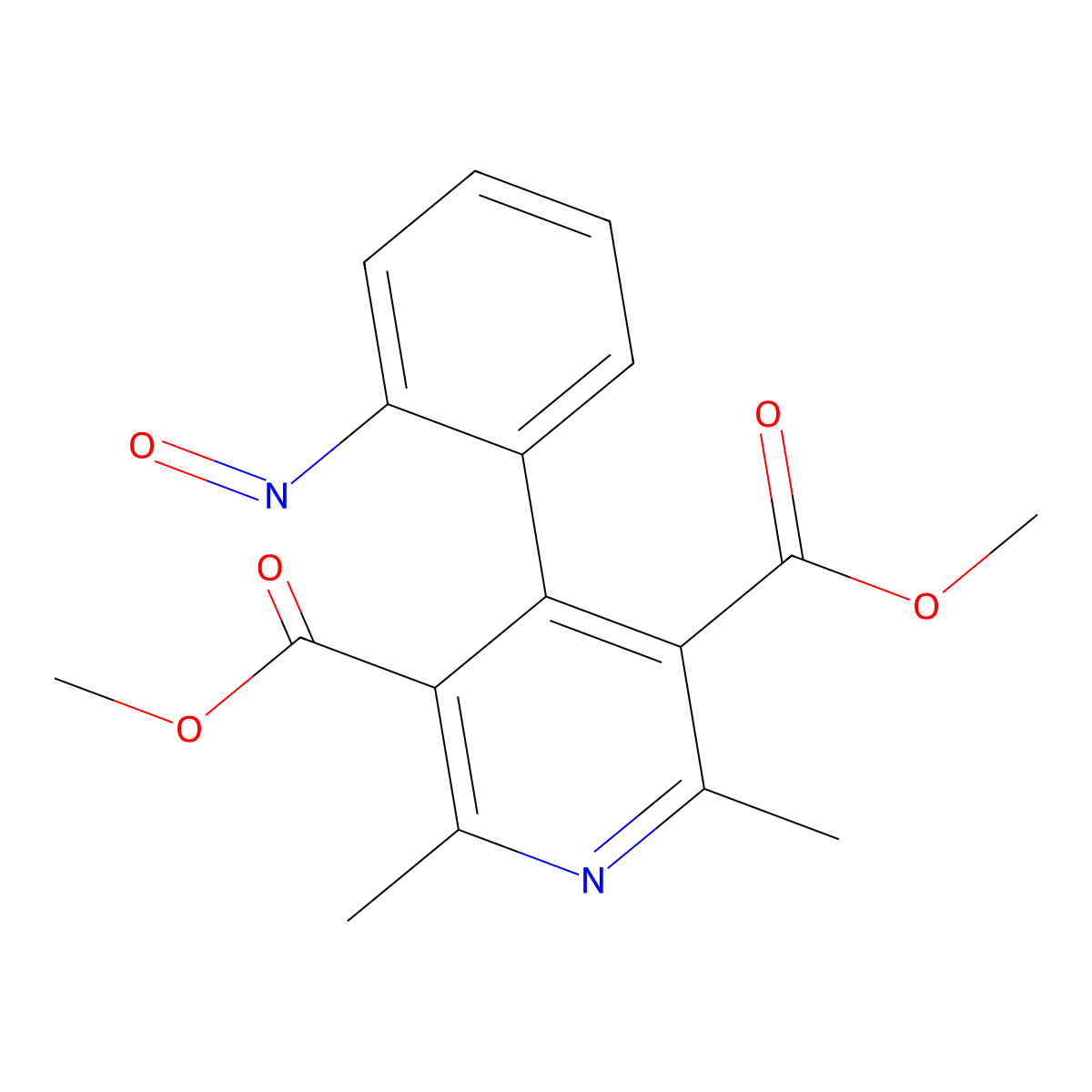Dehydronitrosonifedipine molecular structure, CAS 50428-14-3