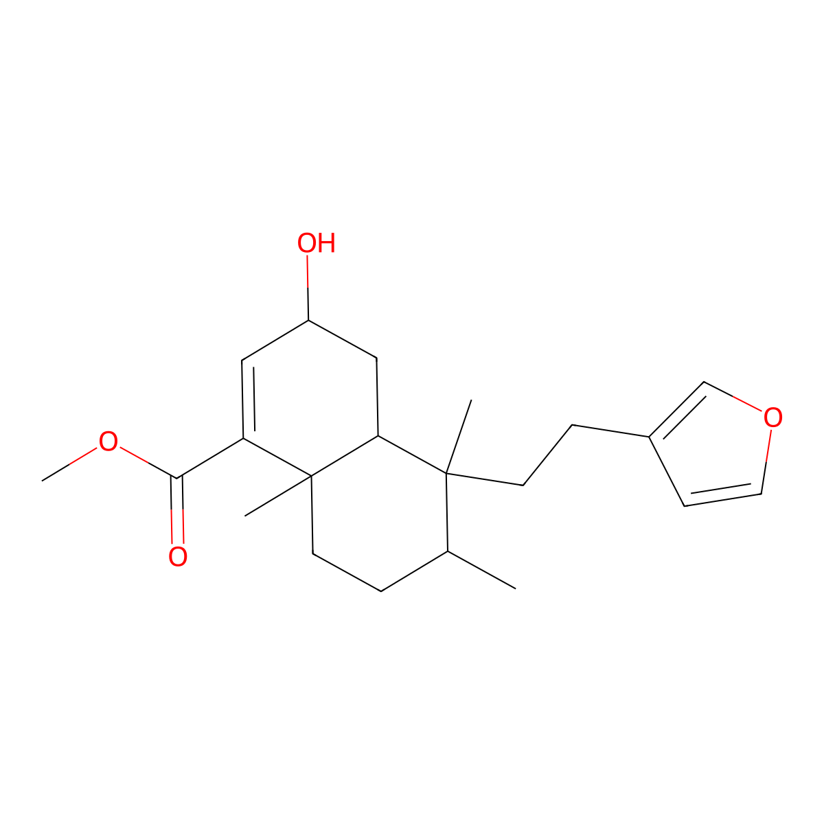 Methyl 2alpha-hydroxyhardwickiate molecular structure, CAS 50428-93-8