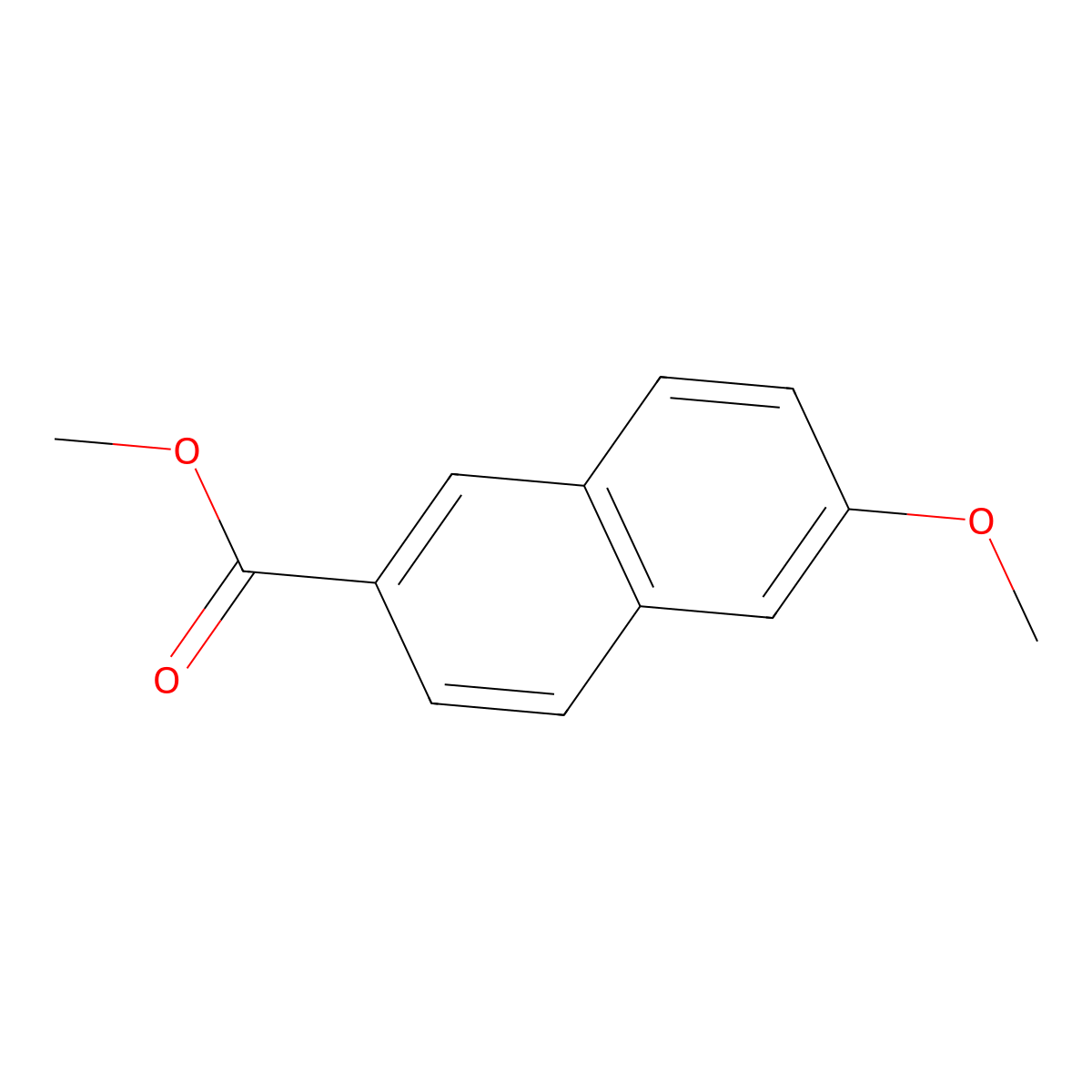Methyl 6-methoxy-2-naphthoate molecular structure, CAS 5043-02-7