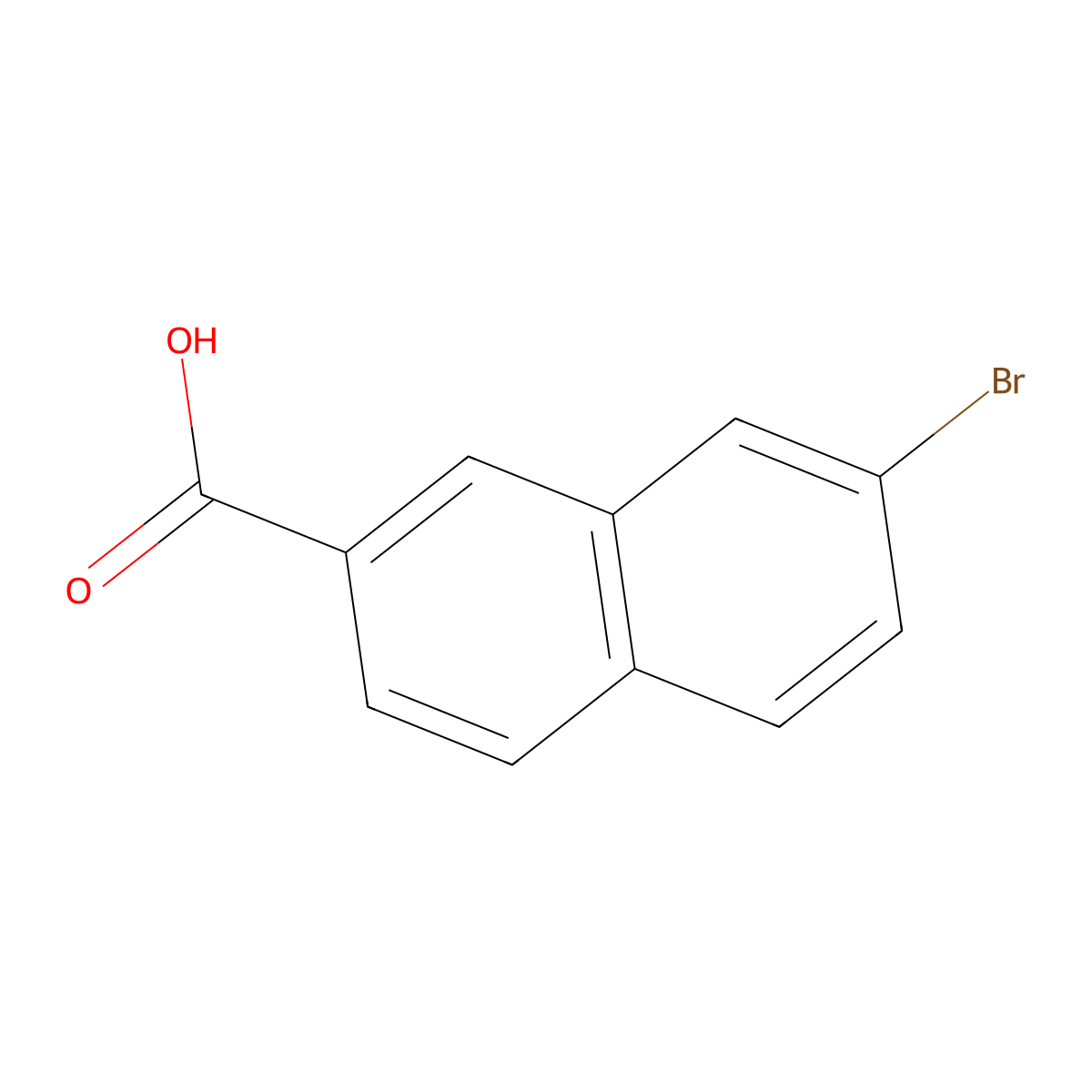 7-Bromonaphthalene-2-carboxylic acid molecular structure, CAS 5043-14-1