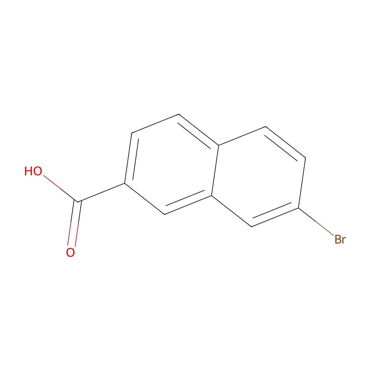 7-Bromonaphthalene-2-carboxylic acid molecular structure, CAS 5043-14-1