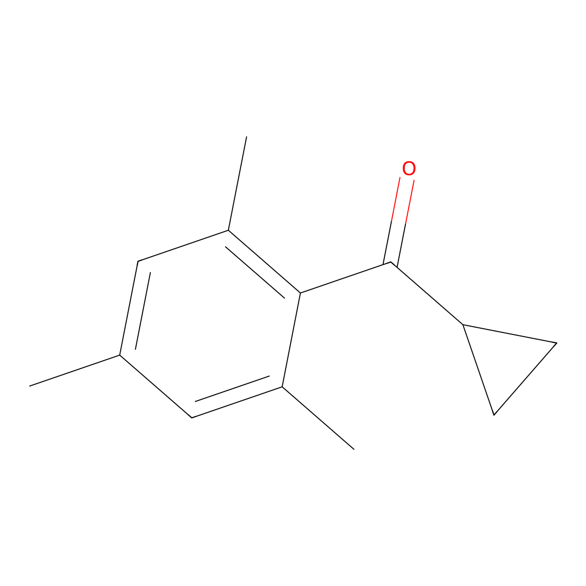 Cyclopropyl(mesityl)methanone molecular structure, CAS 50438-01-2