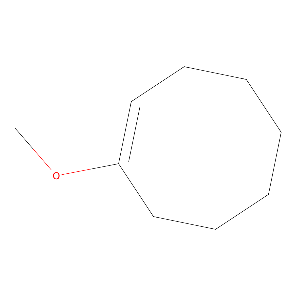 1-Methoxycyclooctene molecular structure, CAS 50438-51-2