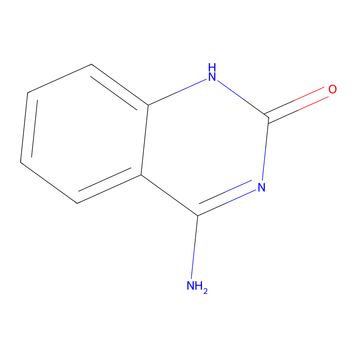 4-Aminoquinazolin-2-ol molecular structure, CAS 50440-88-5