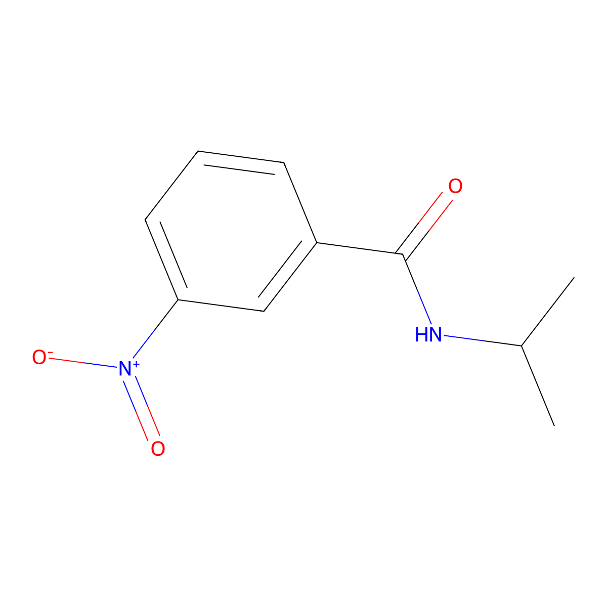 N-Isopropyl-3-nitrobenzamide molecular structure, CAS 50445-53-9