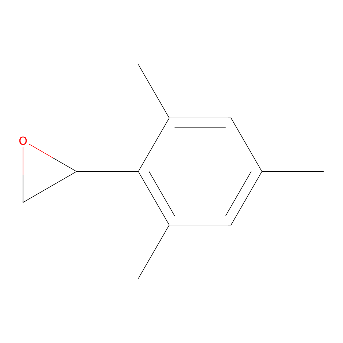 2-(2,4,6-Trimethylphenyl)oxirane molecular structure, CAS 50447-68-2