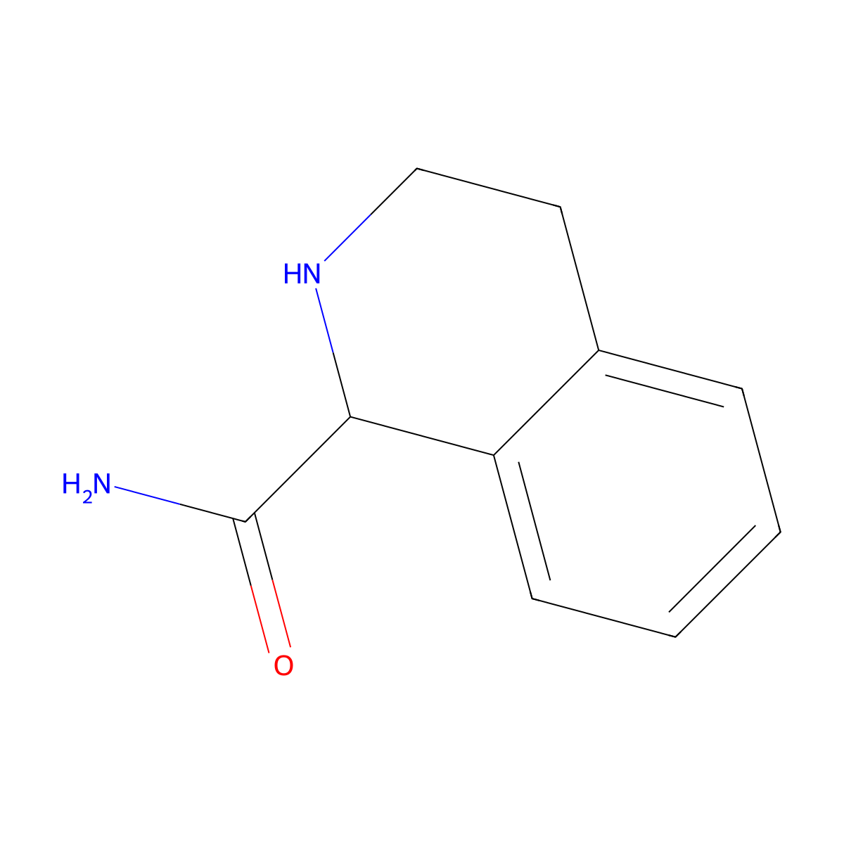 1,2,3,4-Tetrahydroisoquinoline-1-carboxamide molecular structure, CAS 50458-88-3