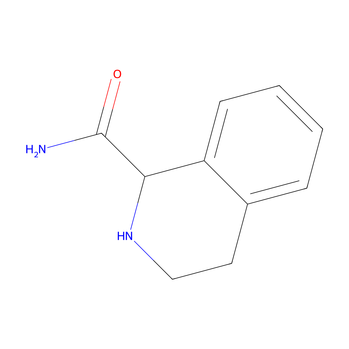 1,2,3,4-Tetrahydroisoquinoline-1-carboxamide molecular structure, CAS 50458-88-3