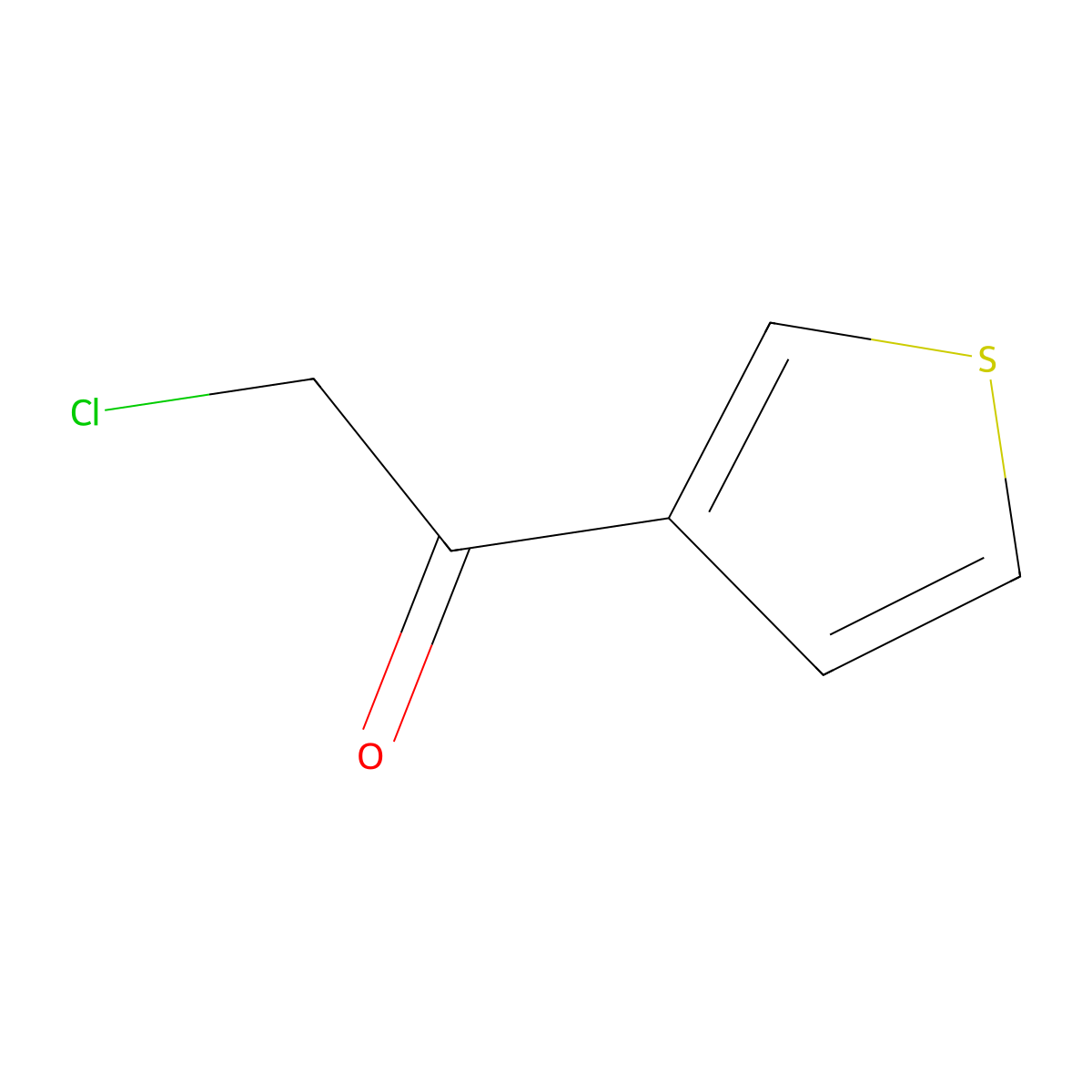 Thien-3-yl chloromethyl ketone molecular structure, CAS 50460-10-1