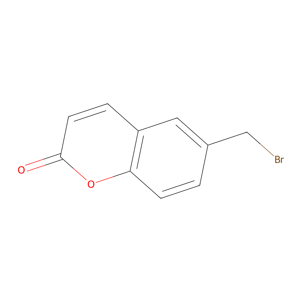 6-Bromomethyl-chromen-2-one molecular structure, CAS 50465-95-7