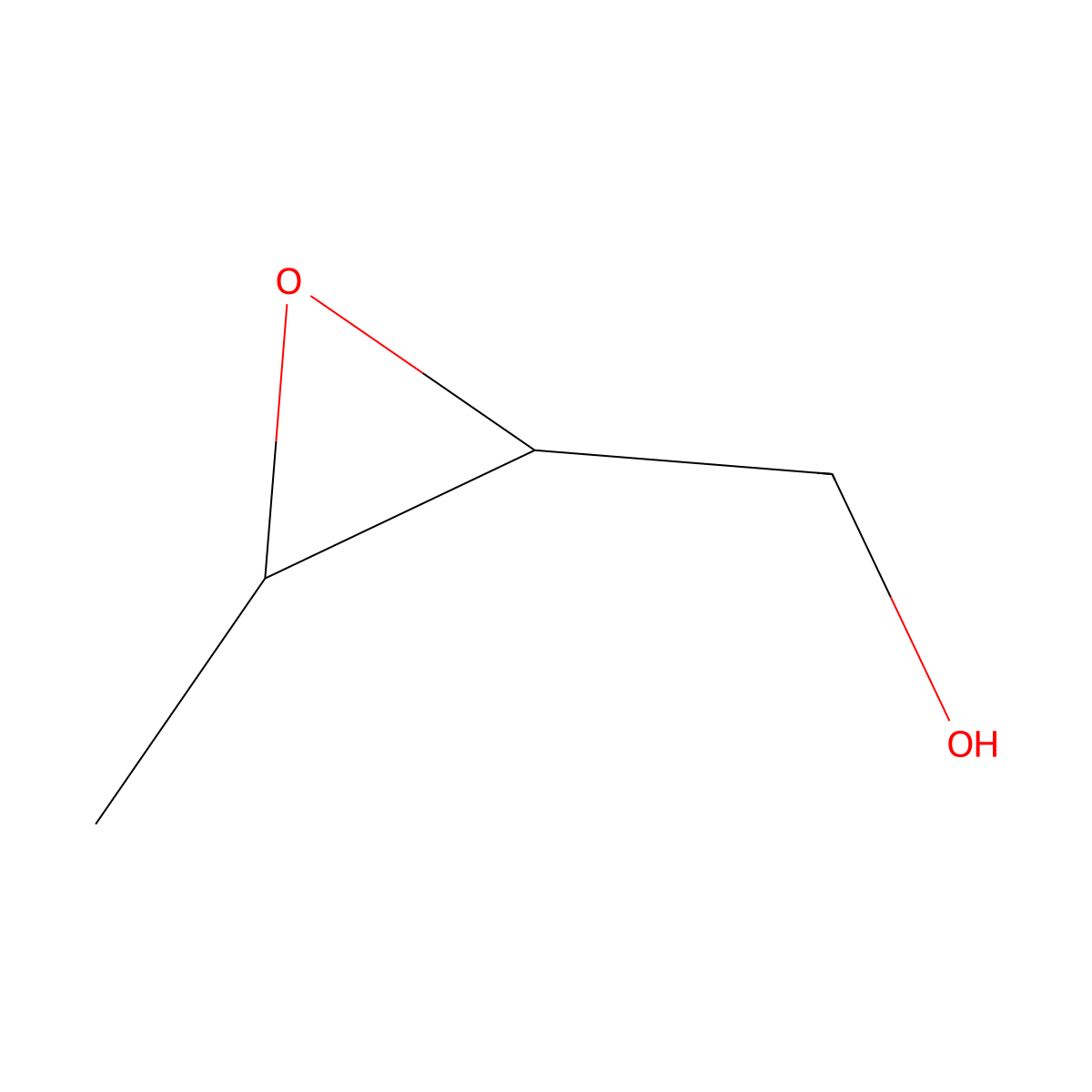 rac-((2R,3R)-3-methyloxiran-2-yl)methanol molecular structure, CAS 50468-21-8