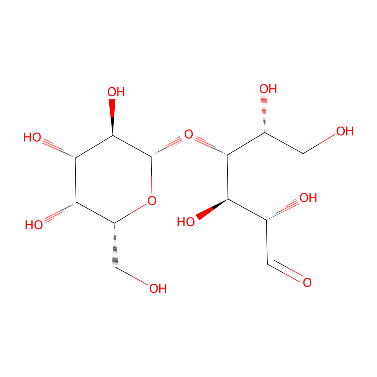 Epilactose molecular structure, CAS 50468-56-9