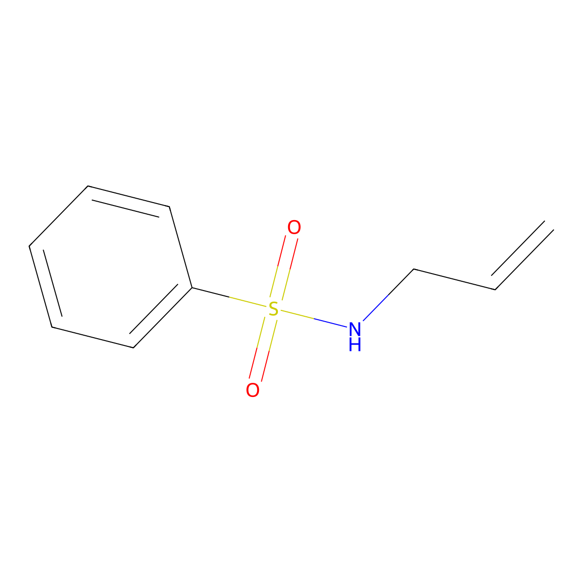 n-Allylbenzenesulfonamide molecular structure, CAS 50487-70-2