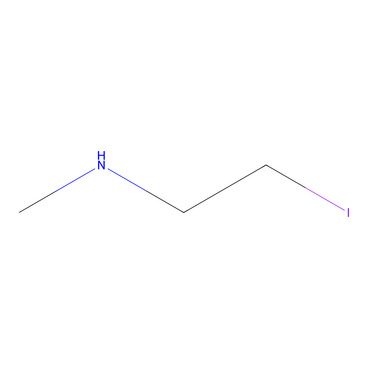 (2-Iodoethyl)(methyl)amine molecular structure, CAS 50491-15-1