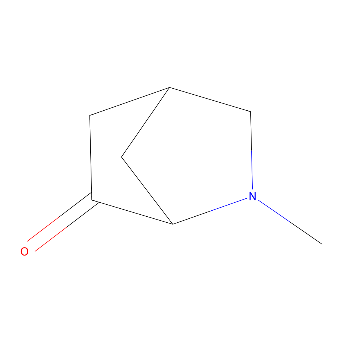 2-Methyl-2-azabicyclo[2.2.1]heptan-6-one molecular structure, CAS 50494-49-0