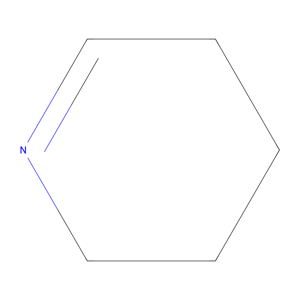 2,3,4,5-Tetrahydropyridine molecular structure, CAS 505-18-0