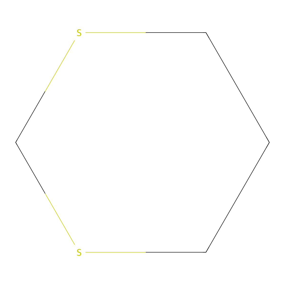 1,3-Dithiane molecular structure, CAS 505-23-7