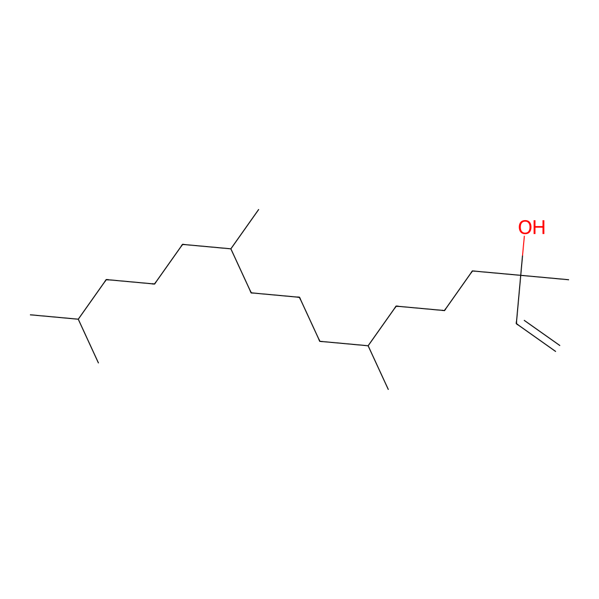 Isophytol molecular structure, CAS 505-32-8