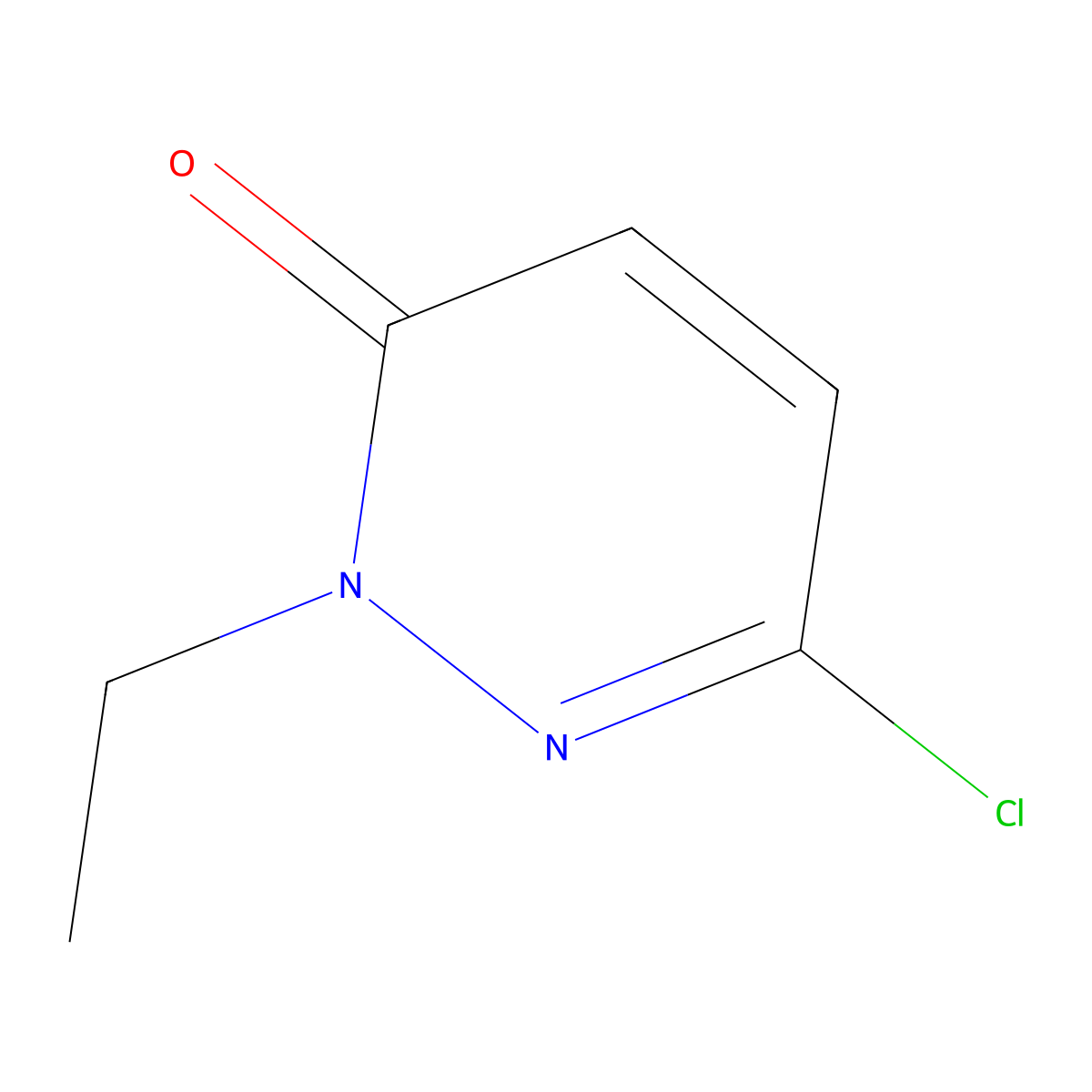 6-Chloro-2-ethyl-2H-pyridazin-3-one molecular structure, CAS 50500-52-2