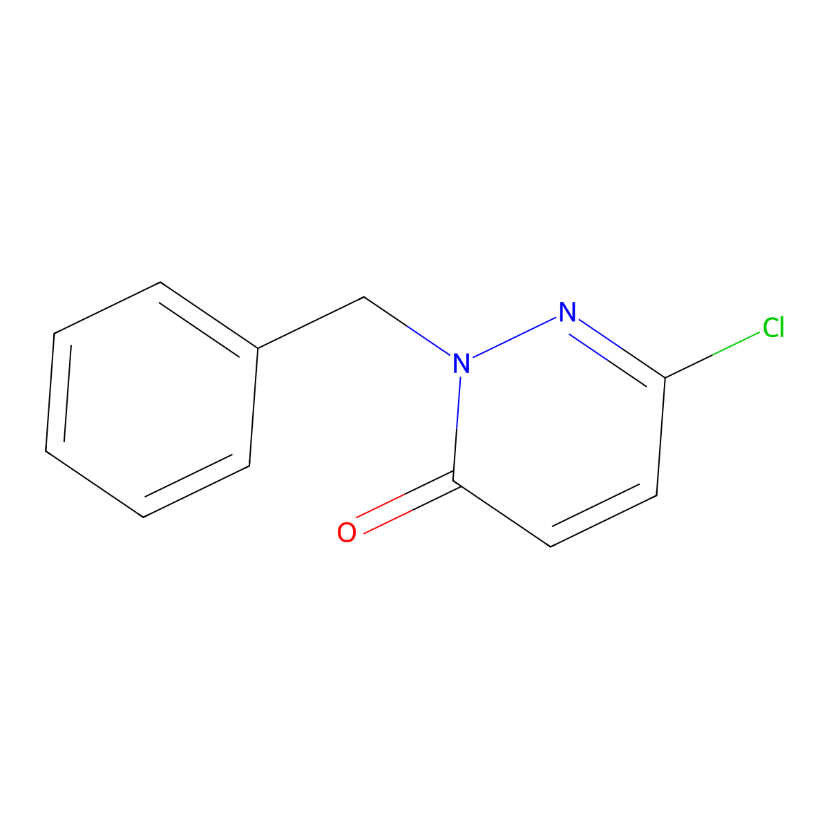2-benzyl-6-chloropyridazin-3(2H)-one molecular structure, CAS 50500-58-8
