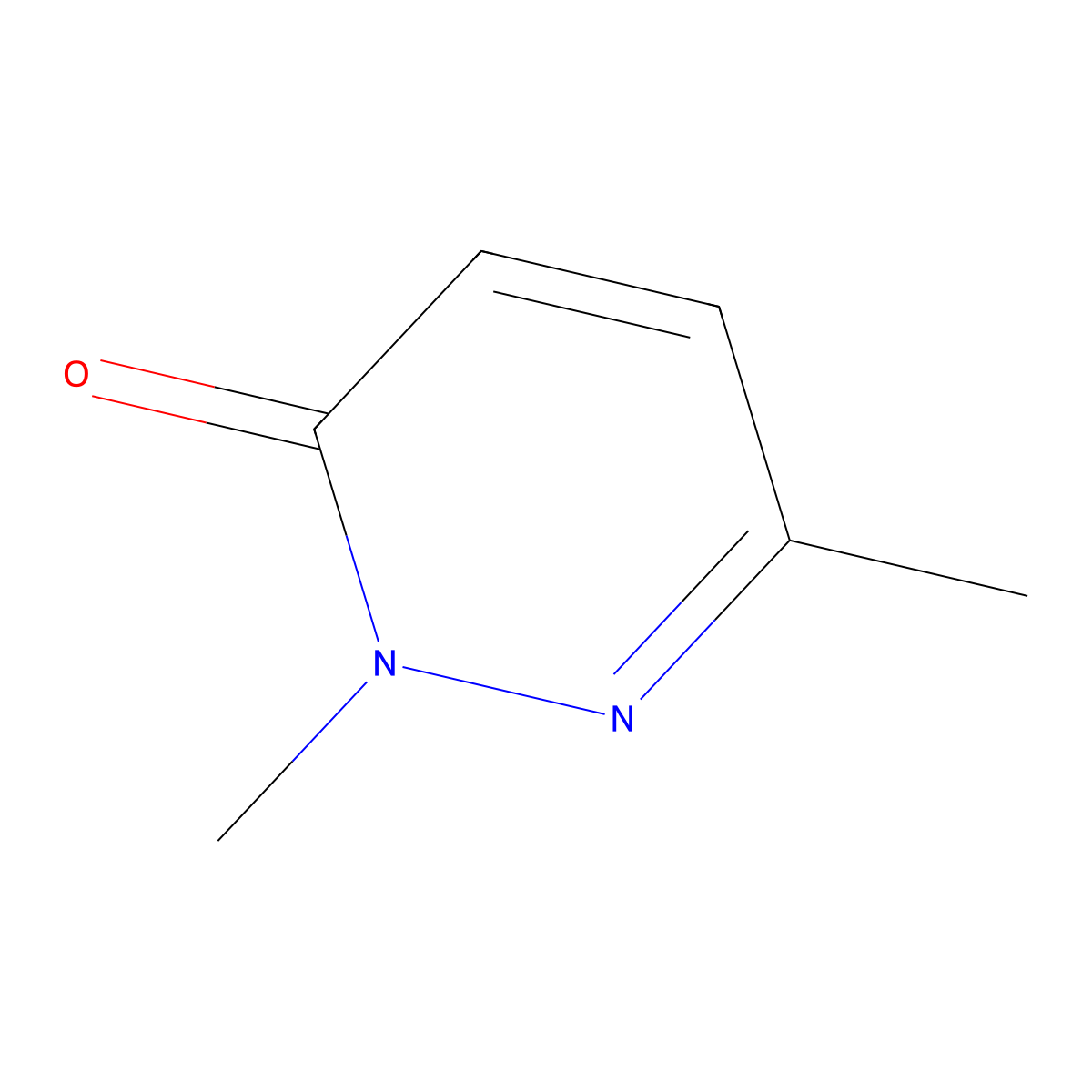 2,6-dimethylpyridazin-3(2H)-one molecular structure, CAS 50500-59-9