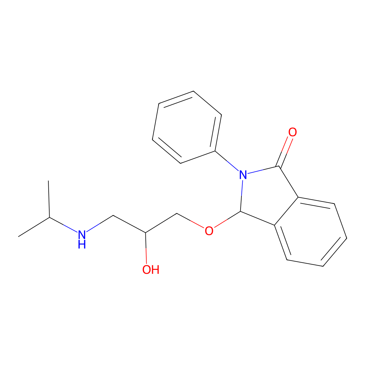 Nofecainide molecular structure, CAS 50516-43-3