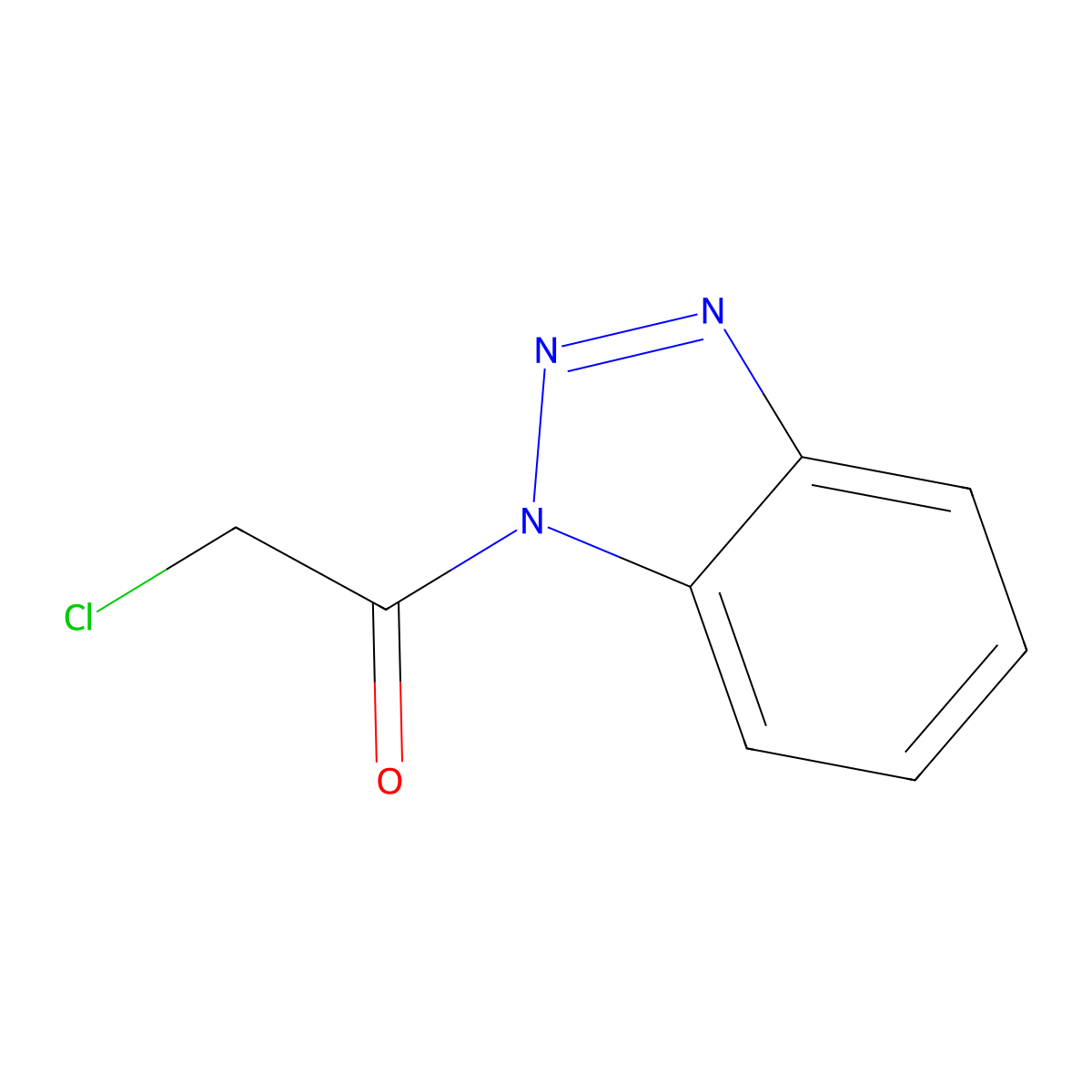 1-(1H-benzo[d][1,2,3]triazol-1-yl)-2-chloroethanone molecular structure, CAS 50531-70-9
