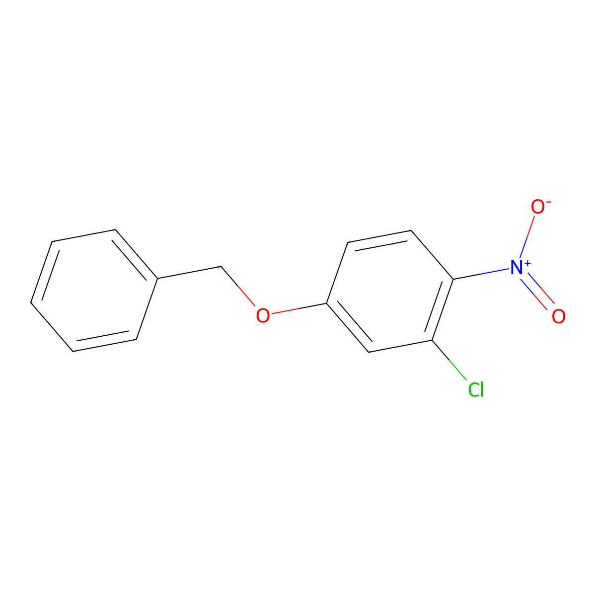 4-(Benzyloxy)-2-chloro-1-nitrobenzene molecular structure, CAS 50545-45-4