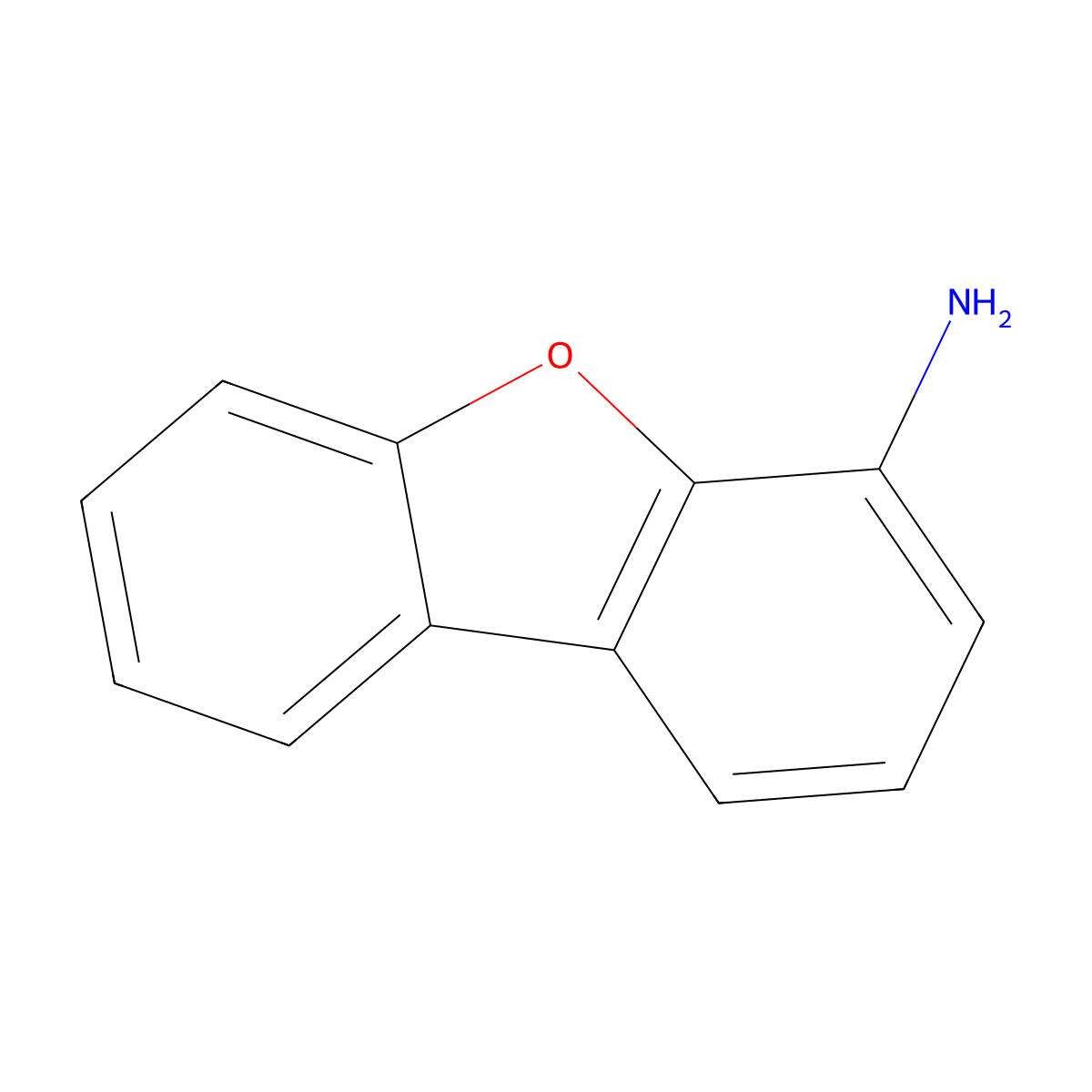 4-Dibenzofuranamine molecular structure, CAS 50548-43-1