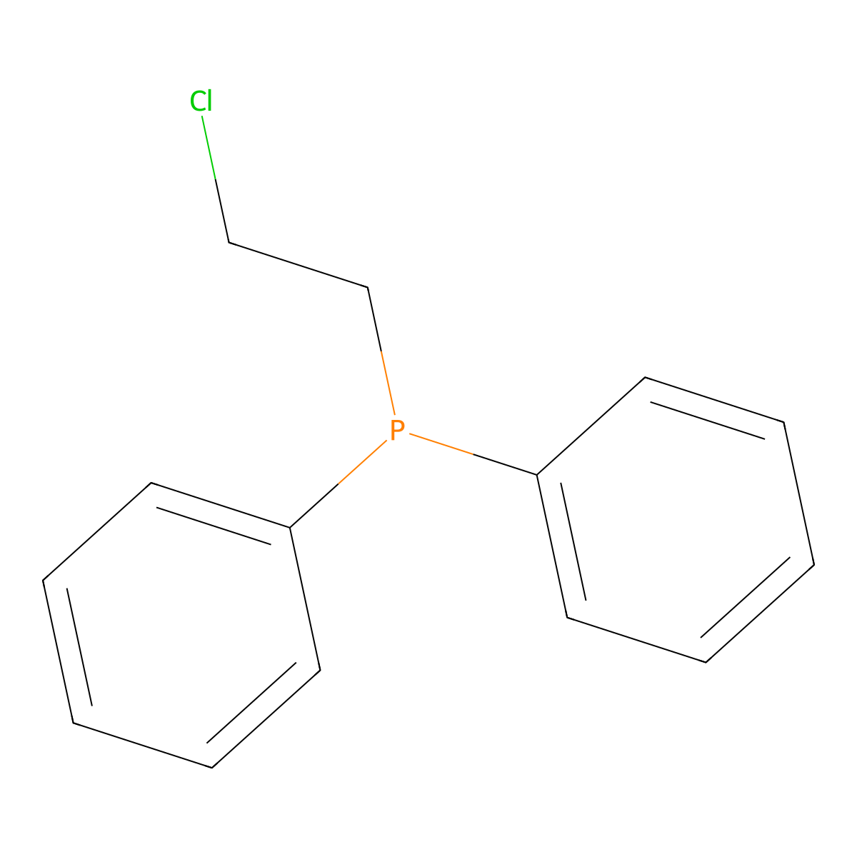 2-Chloroethyldiphenylphosphine molecular structure, CAS 5055-11-8