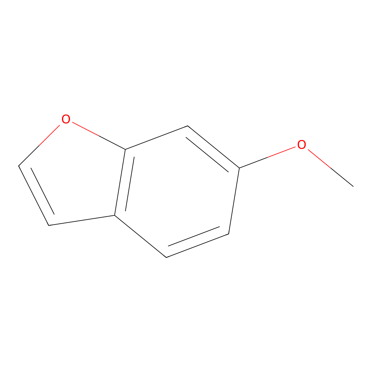 6-Methoxybenzofuran molecular structure, CAS 50551-63-8