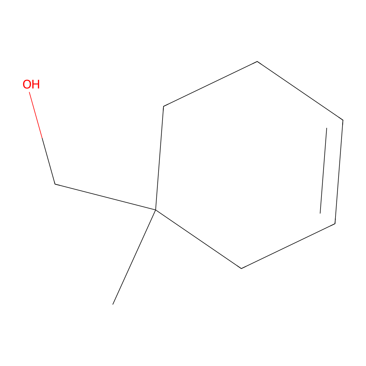 1-Methyl-3-Cyclohexene-1-Methanol molecular structure, CAS 50552-10-8
