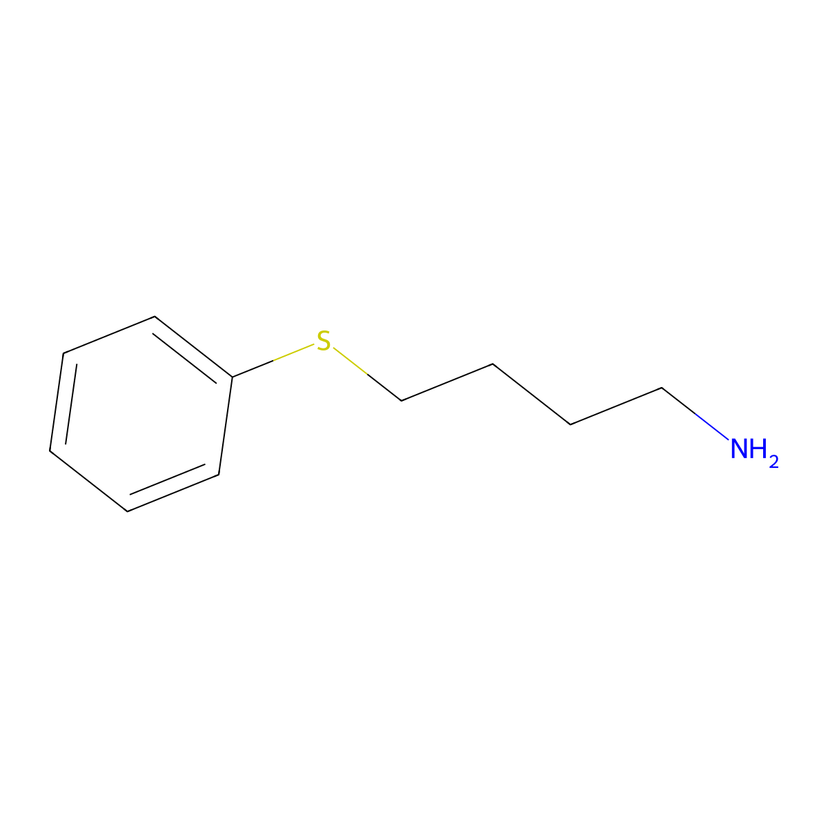 4-(Phenylthio)butan-1-amine molecular structure, CAS 50554-93-3
