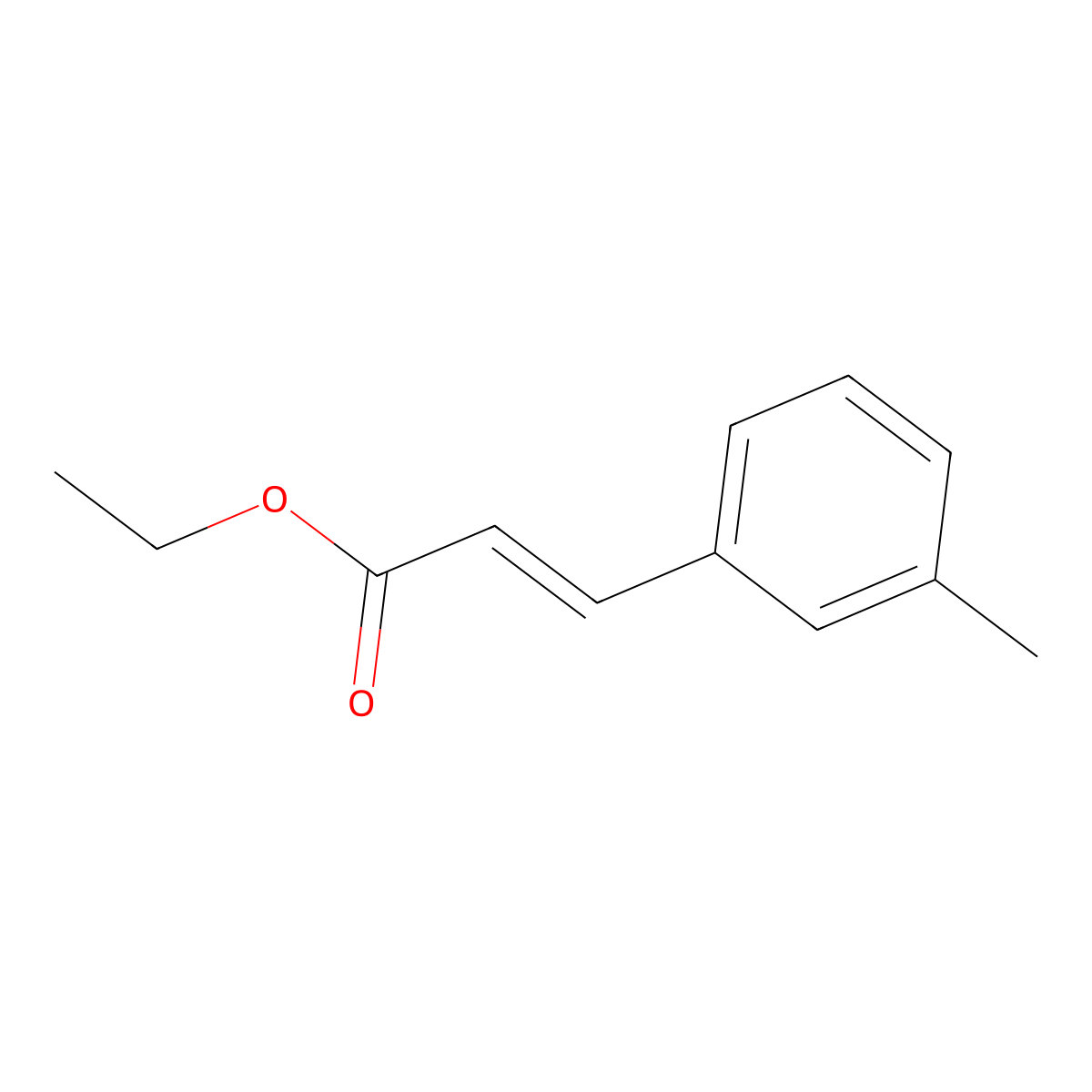 Ethyl 3-methylcinnamate molecular structure, CAS 50556-03-1