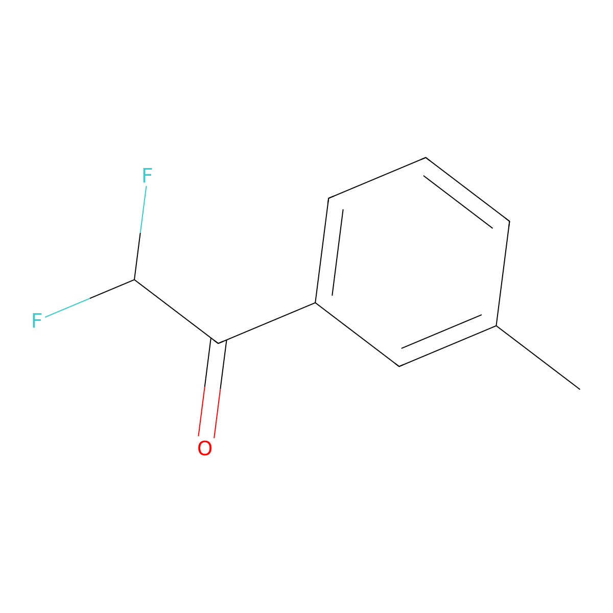 2,2-Difluoro-1-(m-tolyl)ethanone molecular structure, CAS 50562-05-5
