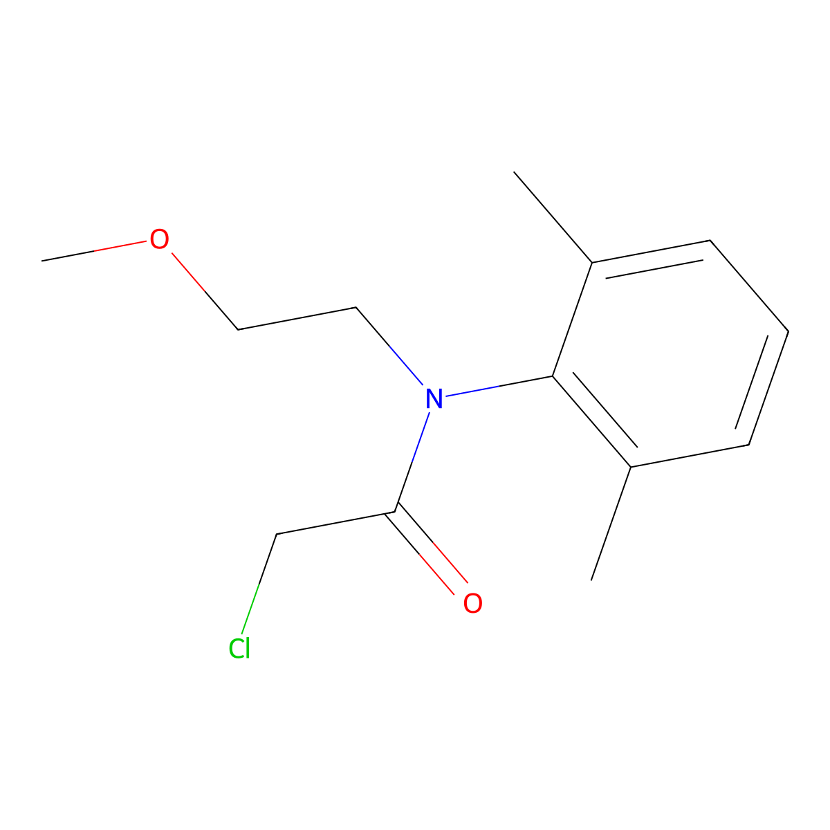 Dimethachlor molecular structure, CAS 50563-36-5
