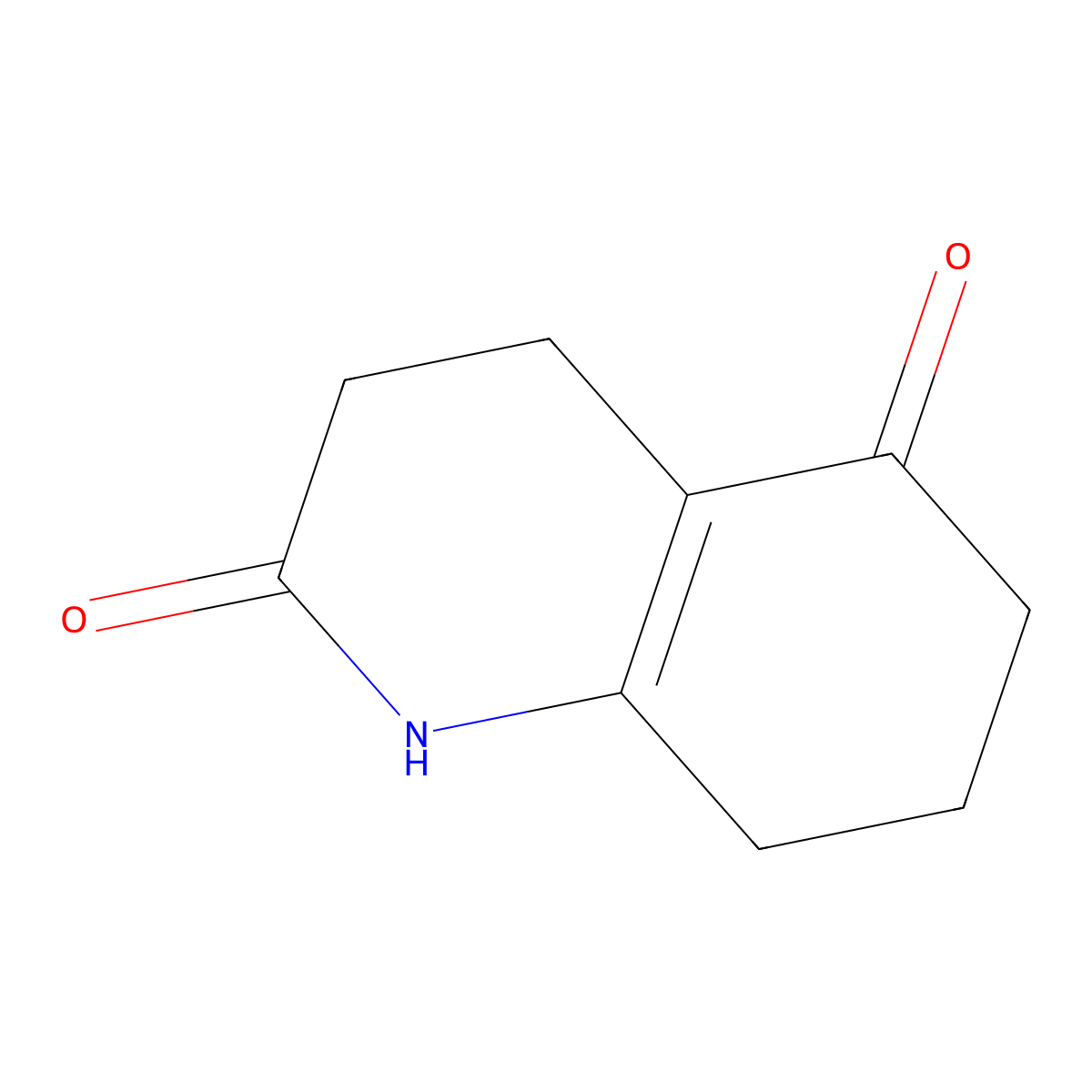 4,6,7,8-Tetrahydro-2,5(1H,3H)-quinolinedione molecular structure, CAS 5057-12-5