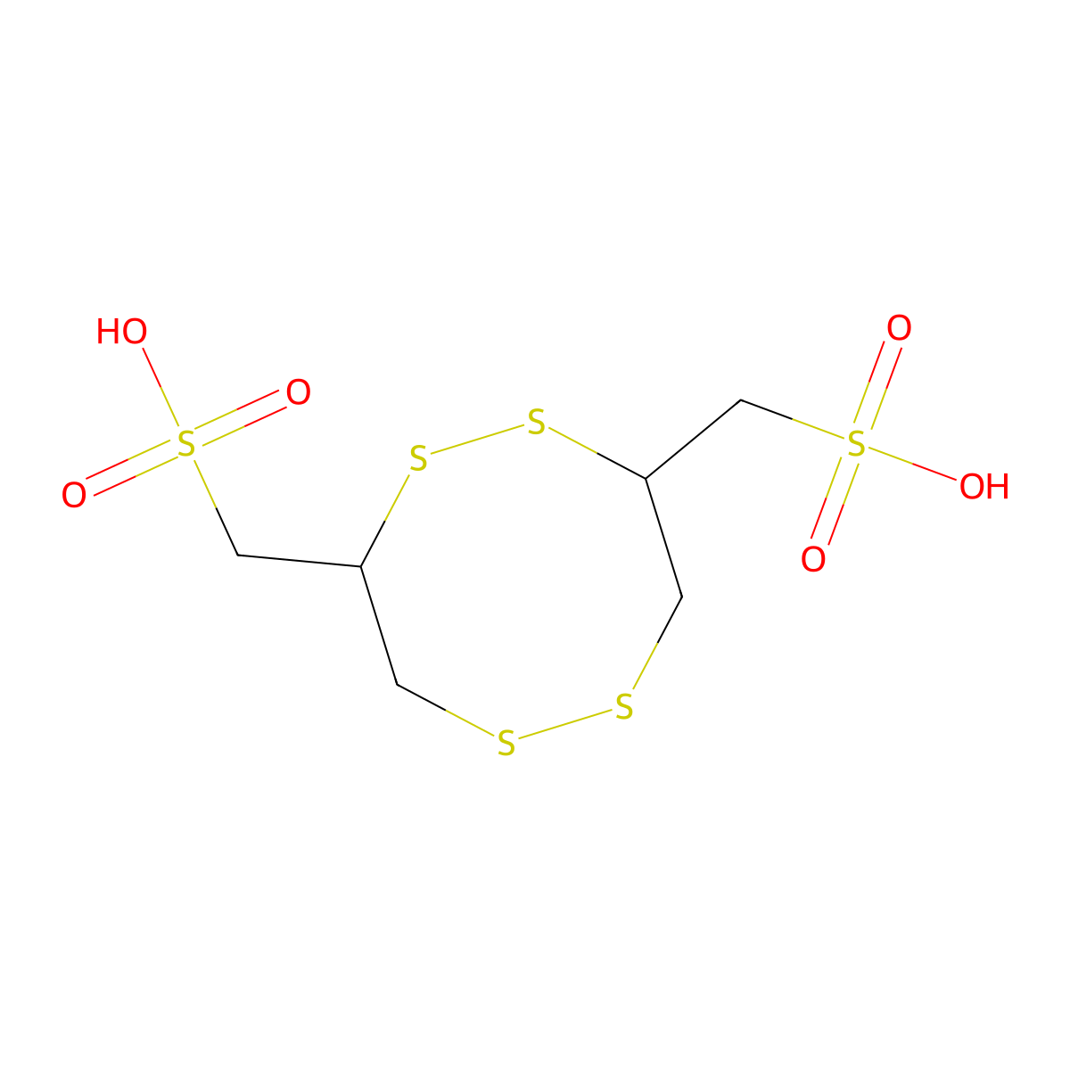 ST166 (free acid) molecular structure, CAS 50580-23-9