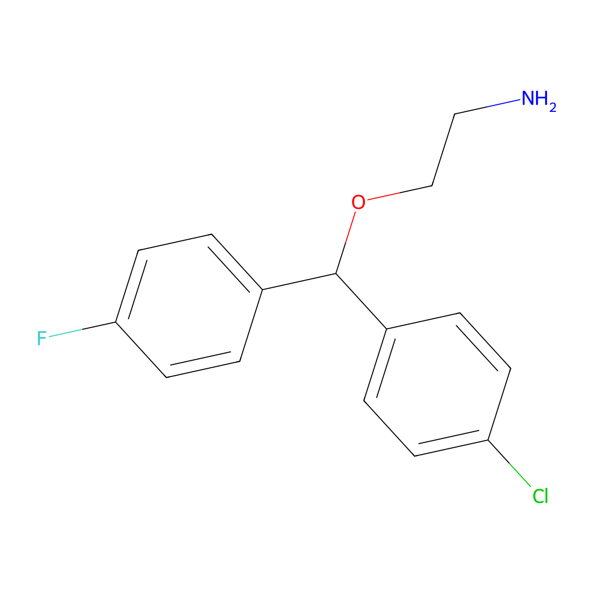 Halonamine molecular structure, CAS 50583-06-7