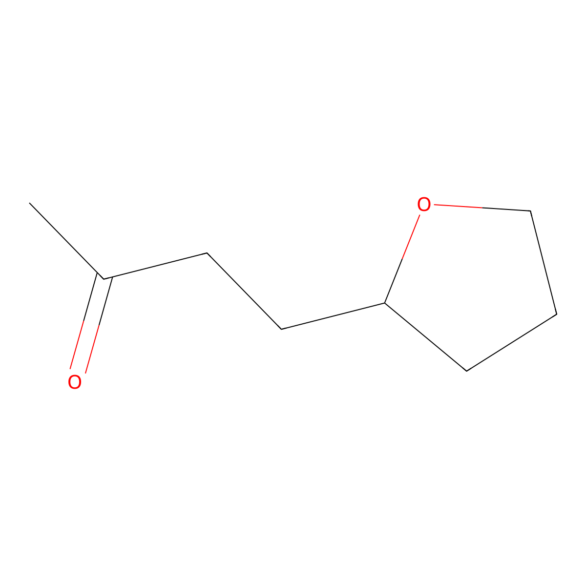 4-(Oxolan-2-yl)butan-2-one molecular structure, CAS 5059-25-6