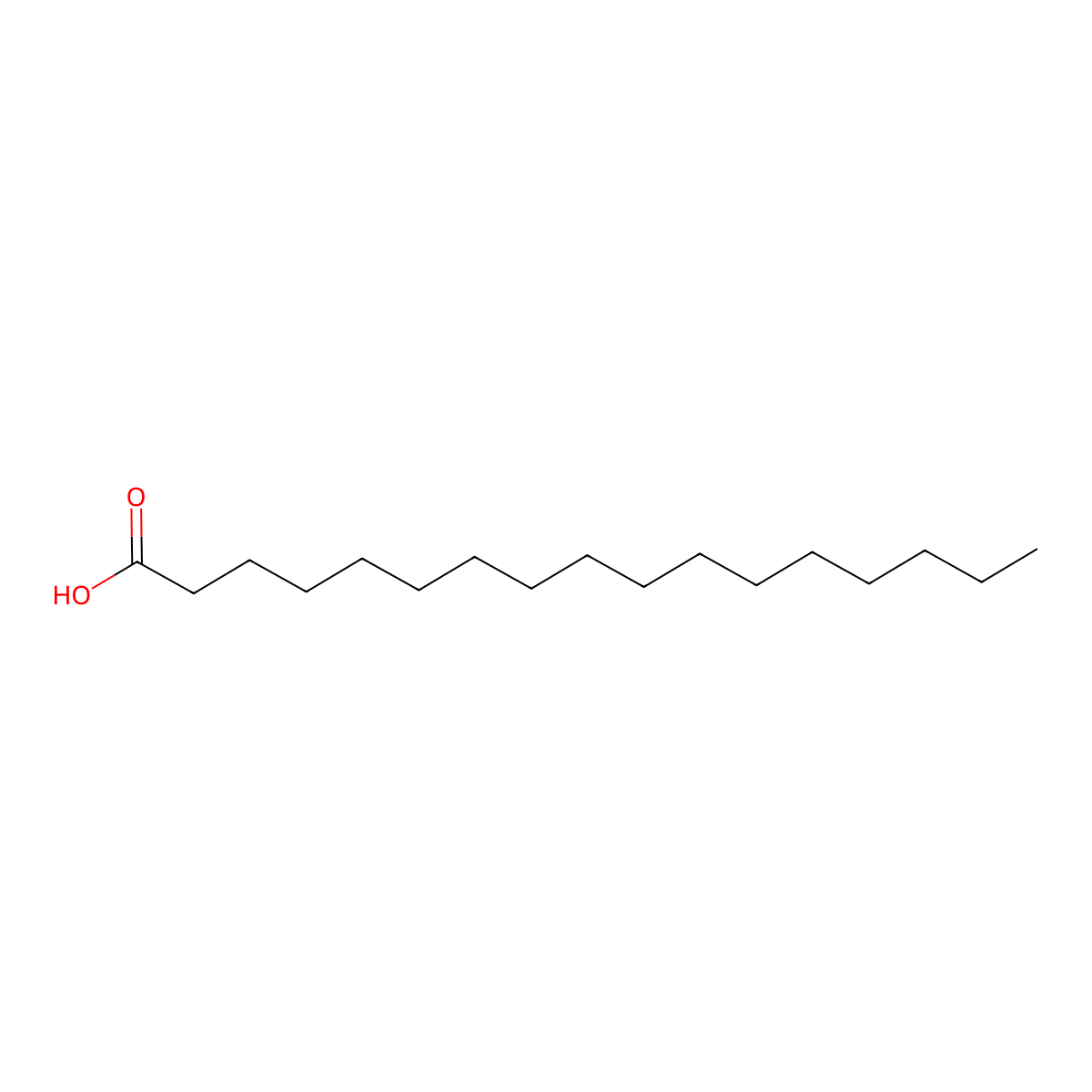 Heptadecanoic Acid molecular structure, CAS 506-12-7