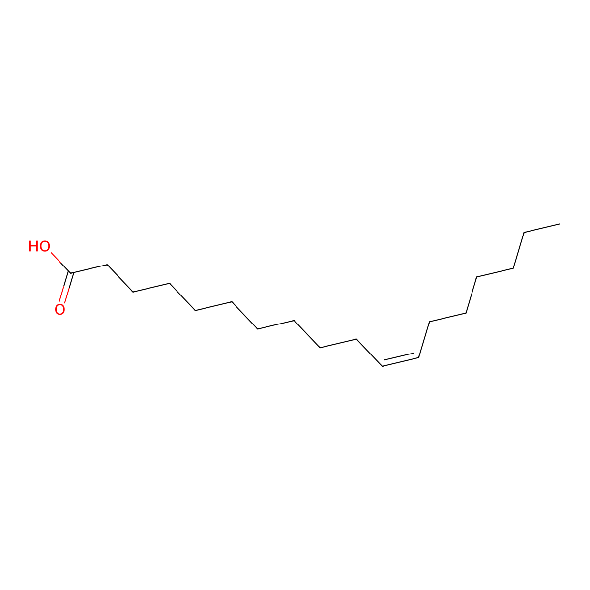 cis-Vaccenic acid molecular structure, CAS 506-17-2