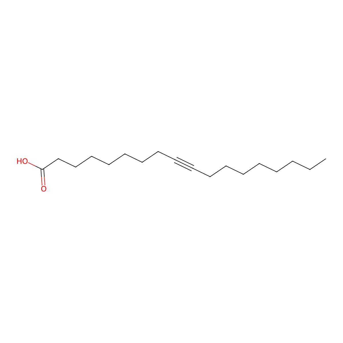 9-Octadecynoic Acid molecular structure, CAS 506-24-1